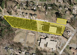 107 Durham Rd, Stanley, NC - Aerial  map view