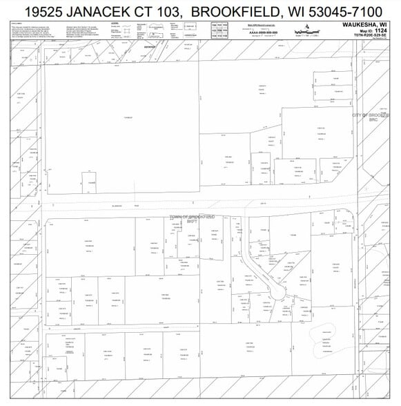 19525-19575 Janacek Ct, Brookfield, WI for sale - Plat Map - Image 2 of 3