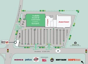161-167 S Broadway, Salem, NH à louer Plan de site- Image 1 de 2