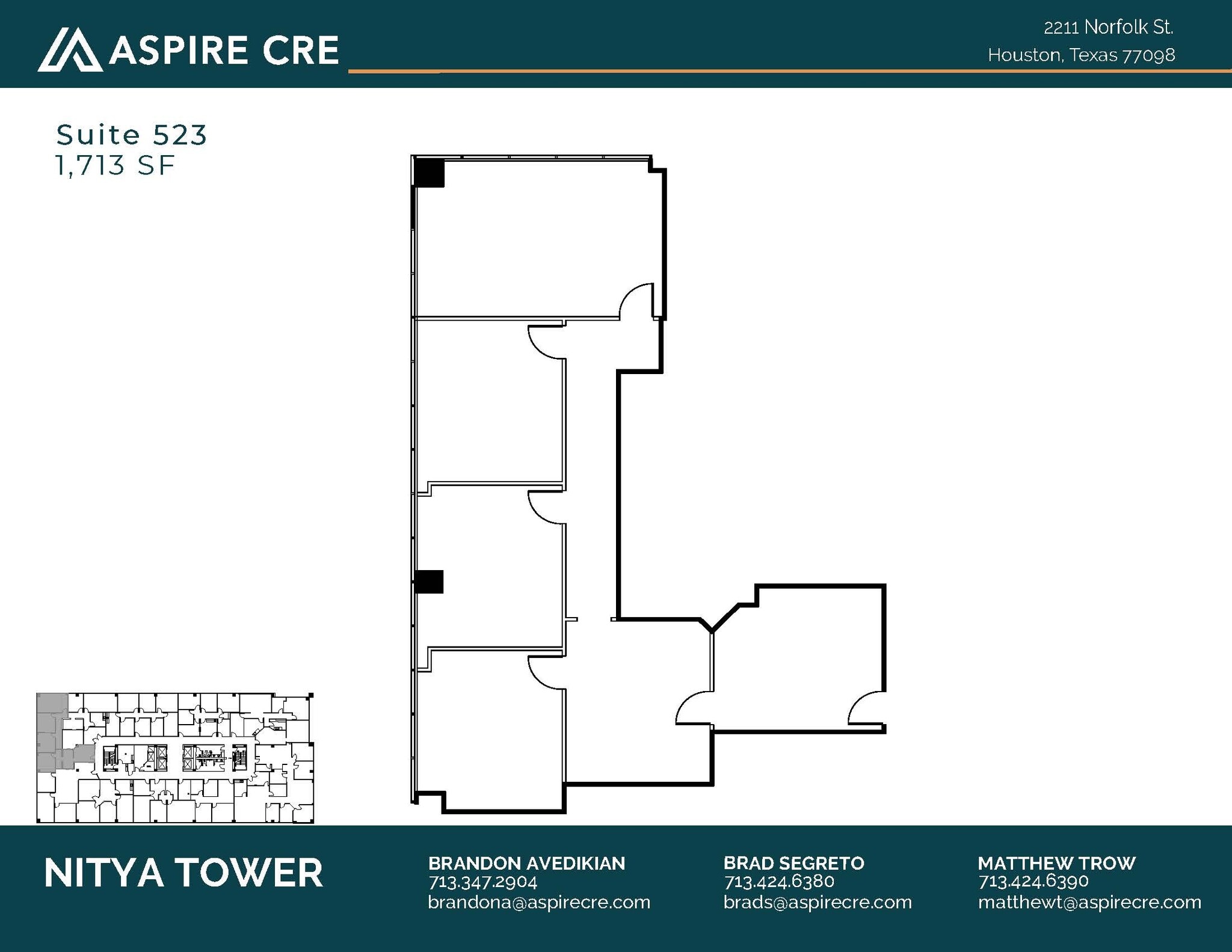 2211 Norfolk St, Houston, TX for lease Interior Photo- Image 1 of 1