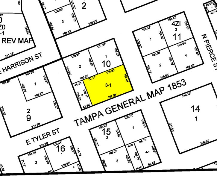 504 E Tyler St, Tampa, FL for lease - Plat Map - Image 2 of 6