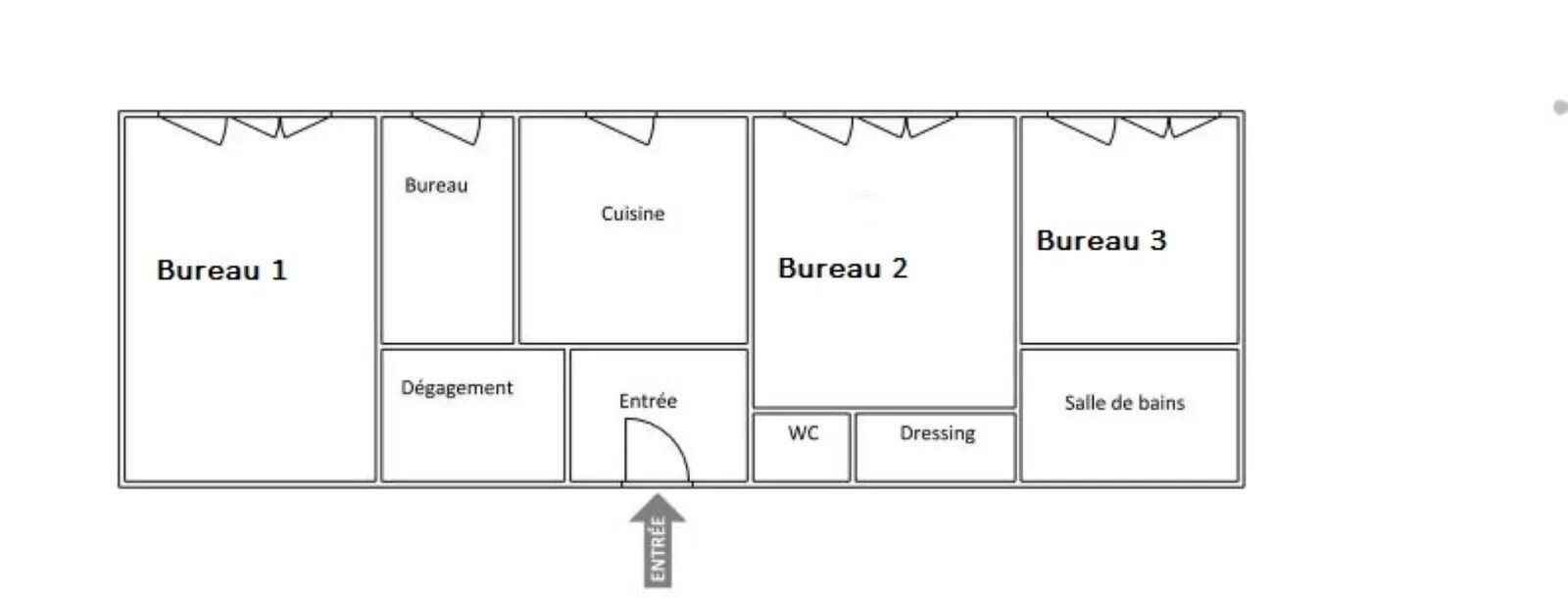 Office in Villeurbanne for sale Floor Plan- Image 1 of 6