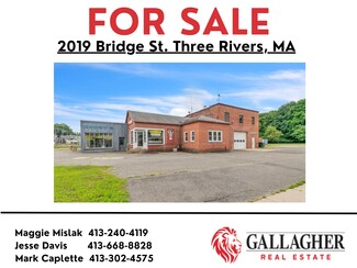 Plus de détails pour 2019 Bridge St, Three Rivers, MA - Vente au détail à vendre