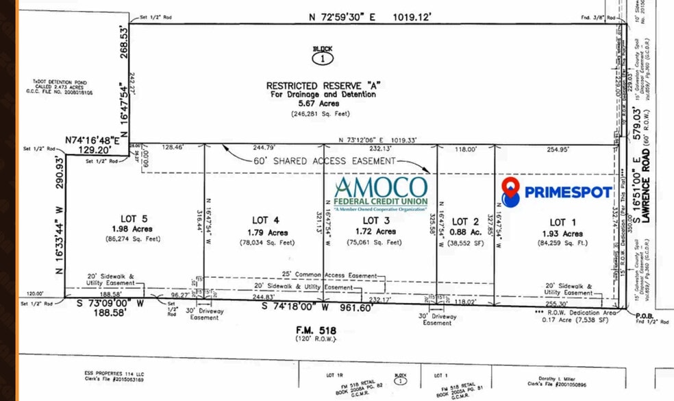 1302 Fm 518 Rd, Kemah, TX for sale - Plat Map - Image 2 of 4