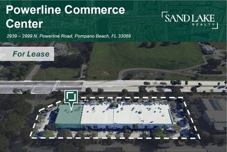 2939-2999 N Powerline Rd, Pompano Beach, FL - AERIAL  map view