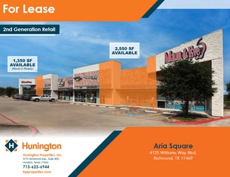 Plus de détails pour 4125 Williams Way Blvd, Richmond, TX - Commerce de détail à louer