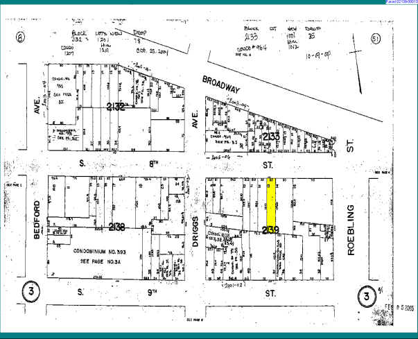 188 S 8th St, Brooklyn, NY for sale - Plat Map - Image 2 of 2