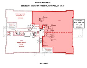 1231 S Rochester St, Mukwonago, WI à louer Plan d  tage- Image 1 de 1