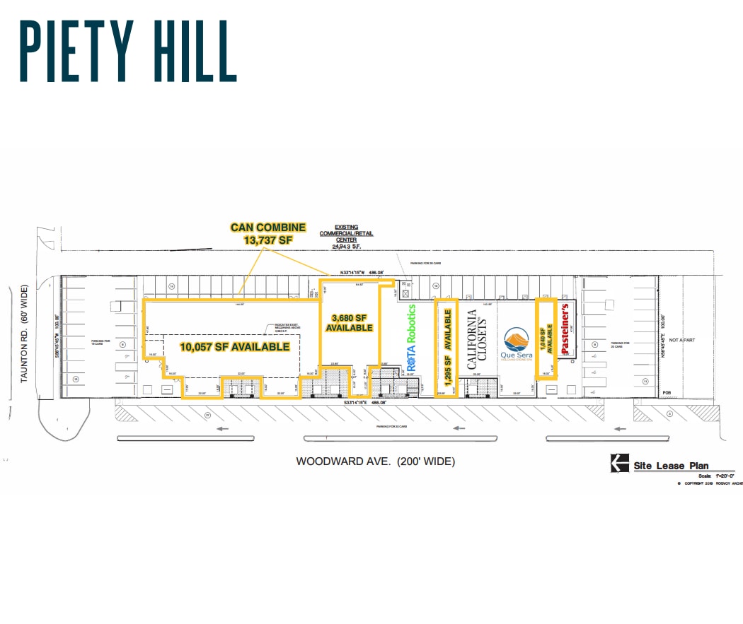 33202-33278 Woodward Ave, Birmingham, MI for lease Floor Plan- Image 1 of 1