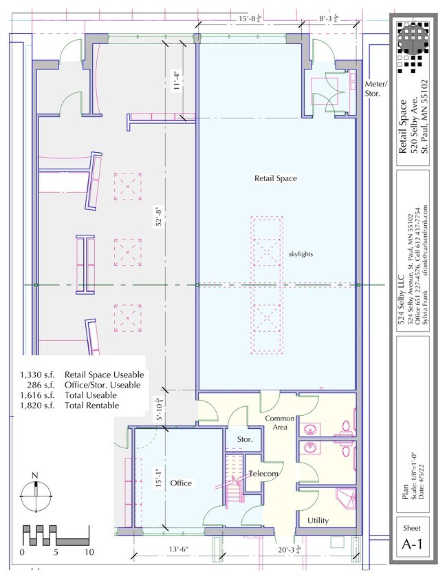 More details for 520-524 Selby Ave, Saint Paul, MN - Retail for Lease