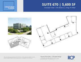 105 Decker Ct, Irving, TX à louer Plan d  tage- Image 1 de 8