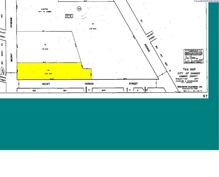1115 Mt Vernon St, Camden, NJ à louer - Plan cadastral - Image 2 de 10