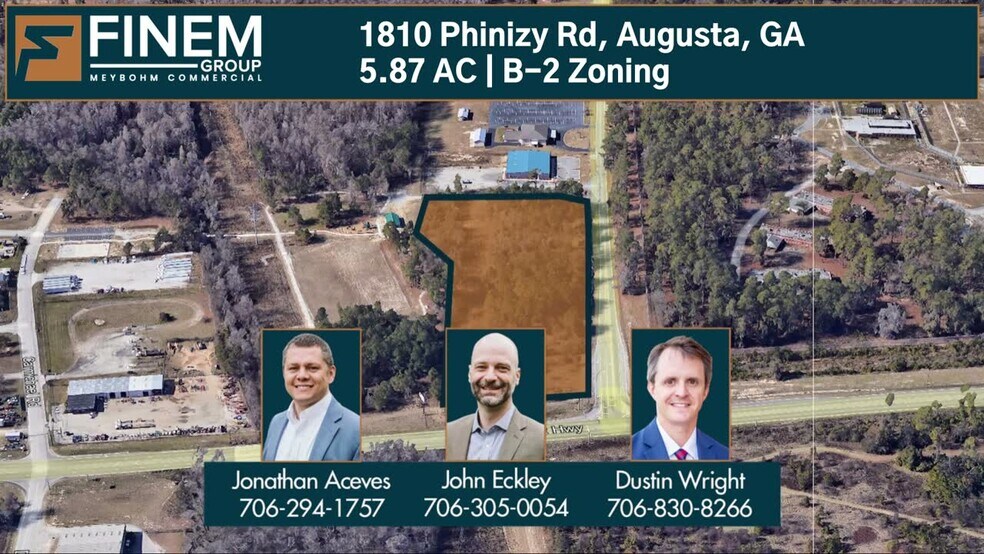 1810 Phinizy Rd, Augusta, GA à vendre - Vidéo sur l’inscription commerciale - Image 2 de 18