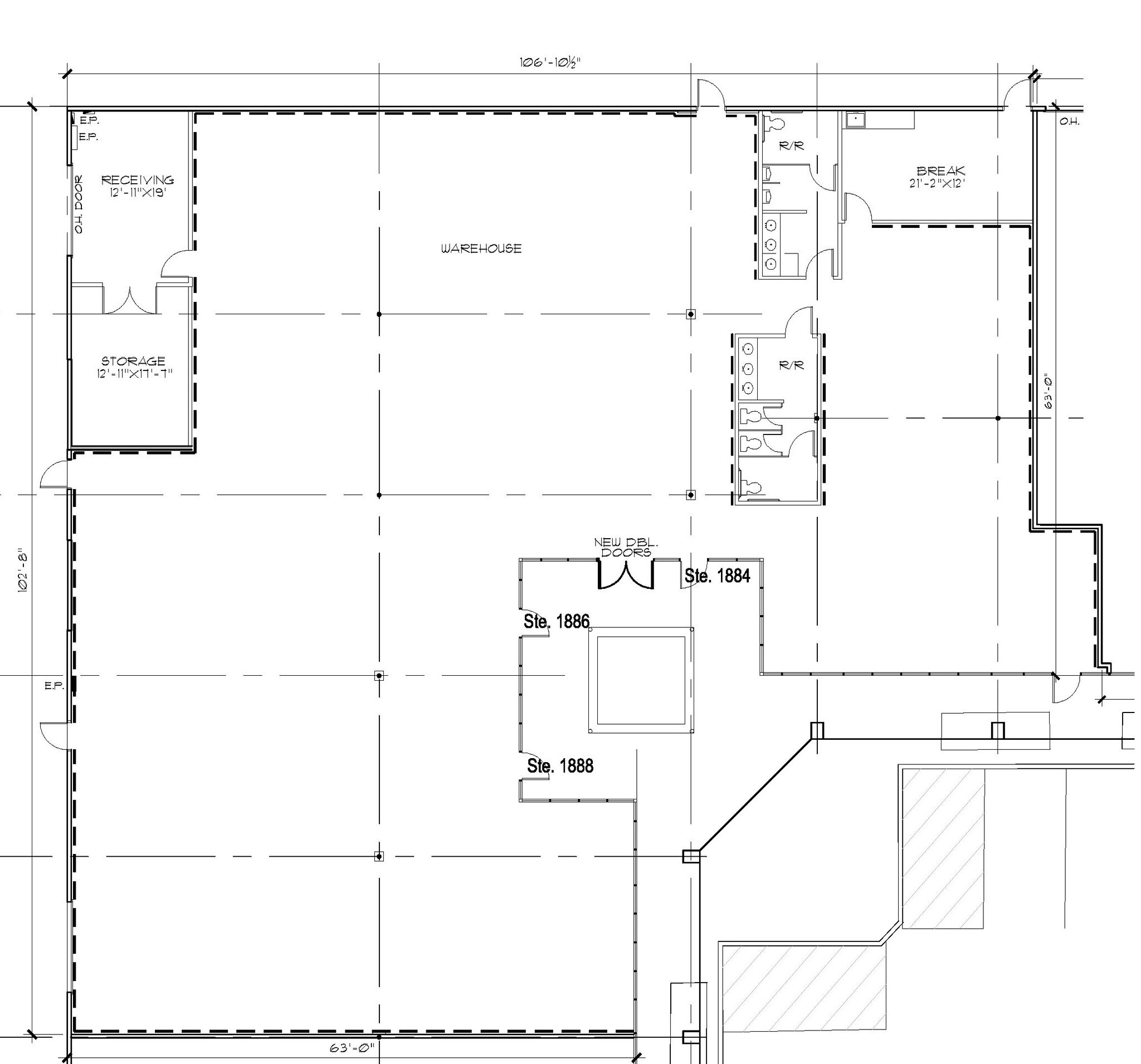 1850-1900 Grandstand Dr, San Antonio, TX for lease Floor Plan- Image 1 of 1