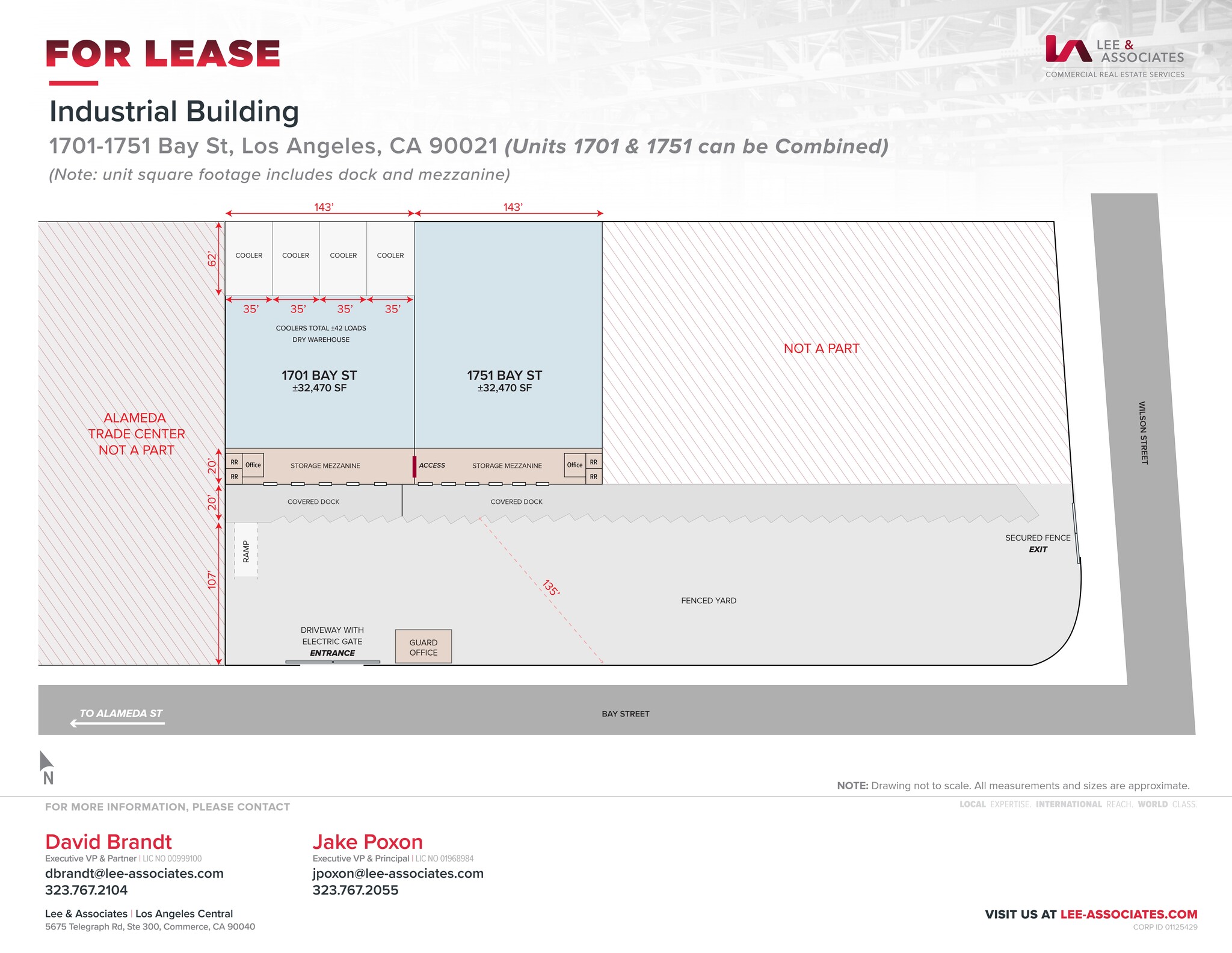 1701-1761 Bay St, Los Angeles, CA for lease Site Plan- Image 1 of 1