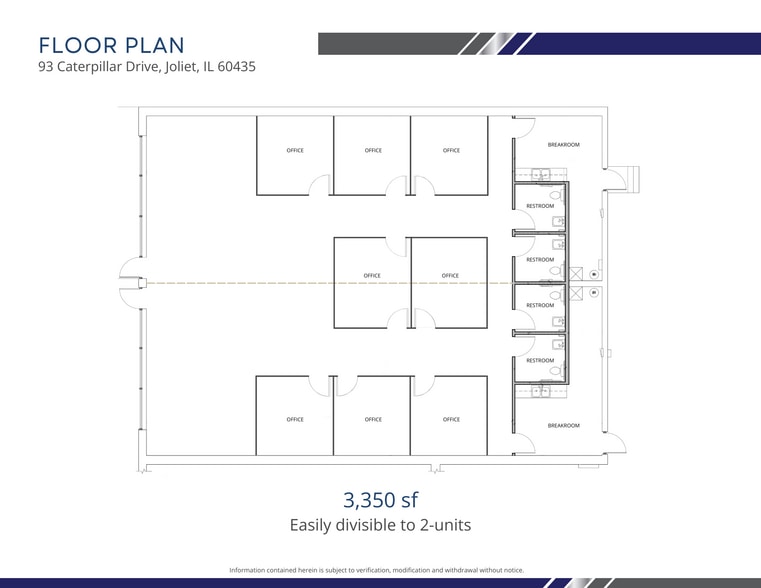93 Caterpillar Dr, Joliet, IL à vendre - Plan d’étage - Image 2 de 18