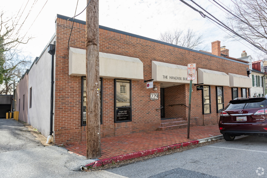 229 Hanover St, Annapolis, MD for sale - Building Photo - Image 1 of 4