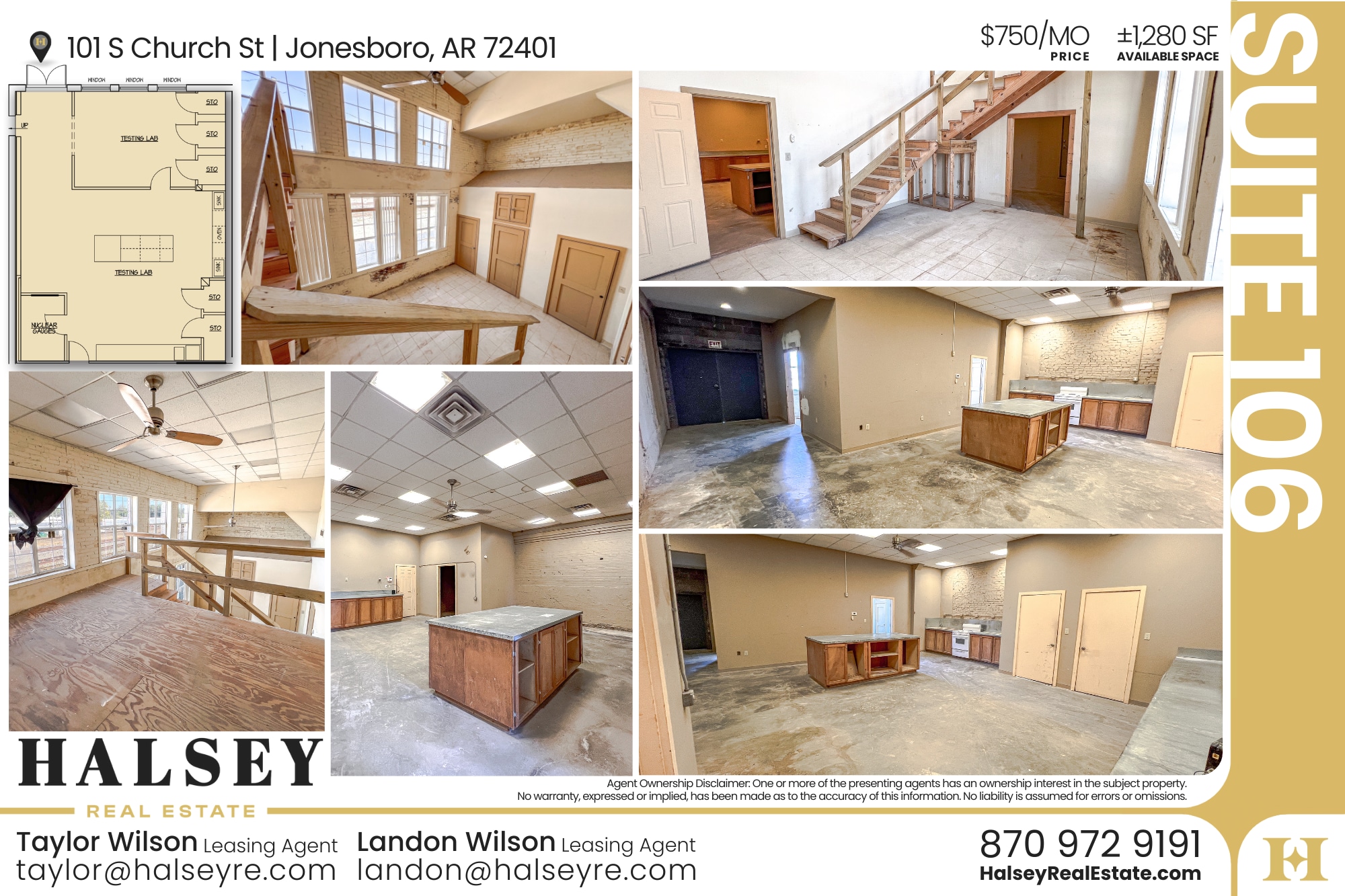 101-103 S Church St, Jonesboro, AR for lease Interior Photo- Image 1 of 11