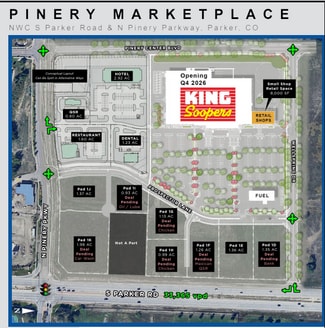 More details for NWC Parker Rd & Pinery Pkwy - RETAIL PAD SITES, Parker, CO - Land for Lease