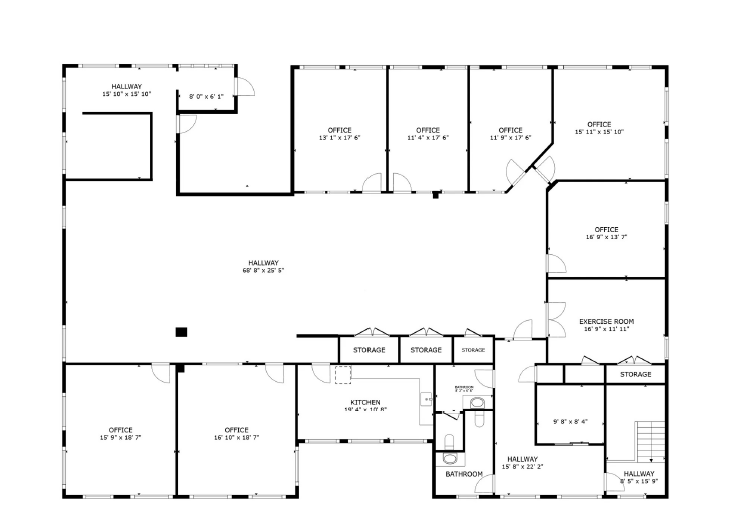 641 Danbury Rd, Ridgefield, CT à louer Plan d’étage- Image 1 de 1