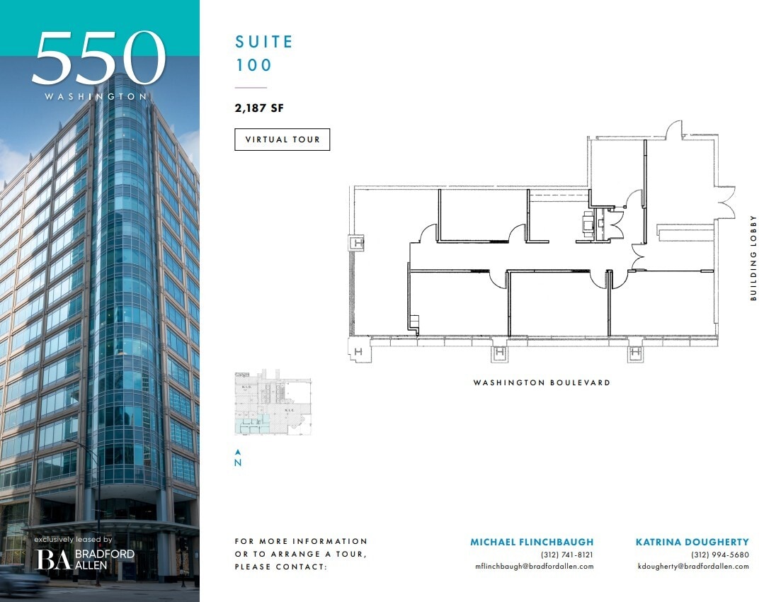 550 W Washington Blvd, Chicago, IL for lease Floor Plan- Image 1 of 4