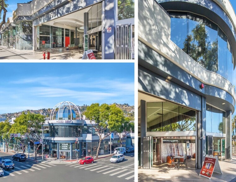 7901-7913 Santa Monica Blvd, West Hollywood, CA for lease - Building Photo - Image 2 of 6