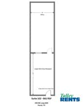 235 NE Loop 820, Hurst, TX à louer Plan d’étage- Image 1 de 8