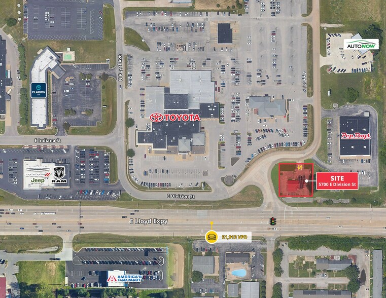 5700 E Division St, Evansville, IN for sale - Primary Photo - Image 1 of 4