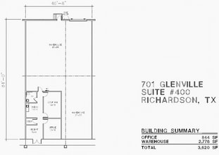 715 N Glenville Dr, Richardson, TX for lease Floor Plan- Image 1 of 1
