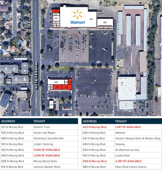 535-685 N Murray Blvd, Colorado Springs, CO for lease - Building Photo - Image 2 of 4
