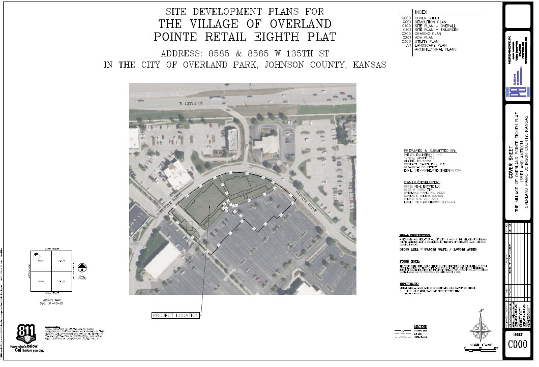 8565 135th st, Overland Park, KS à louer Plan cadastral- Image 1 de 3