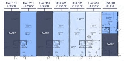 7050 Deering Ave, Canoga Park, CA à louer Plan d’étage- Image 1 de 1