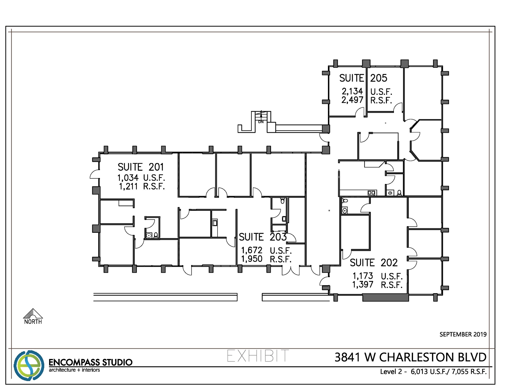 3821 W Charleston Blvd, Las Vegas, NV for lease Floor Plan- Image 1 of 5