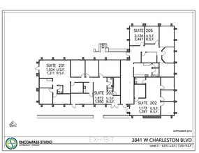 3821 W Charleston Blvd, Las Vegas, NV for lease Floor Plan- Image 1 of 5
