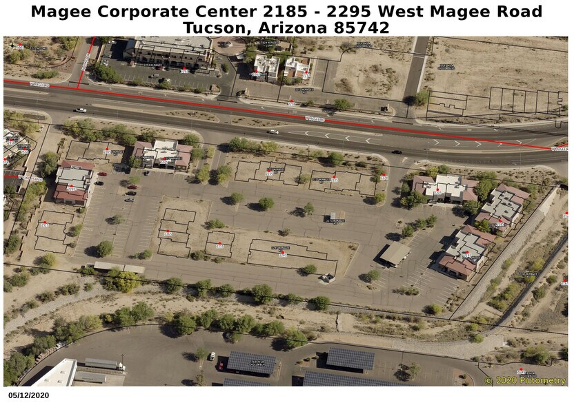 2255 Magee rd, Tucson, AZ à vendre - Aérien - Image 2 de 2