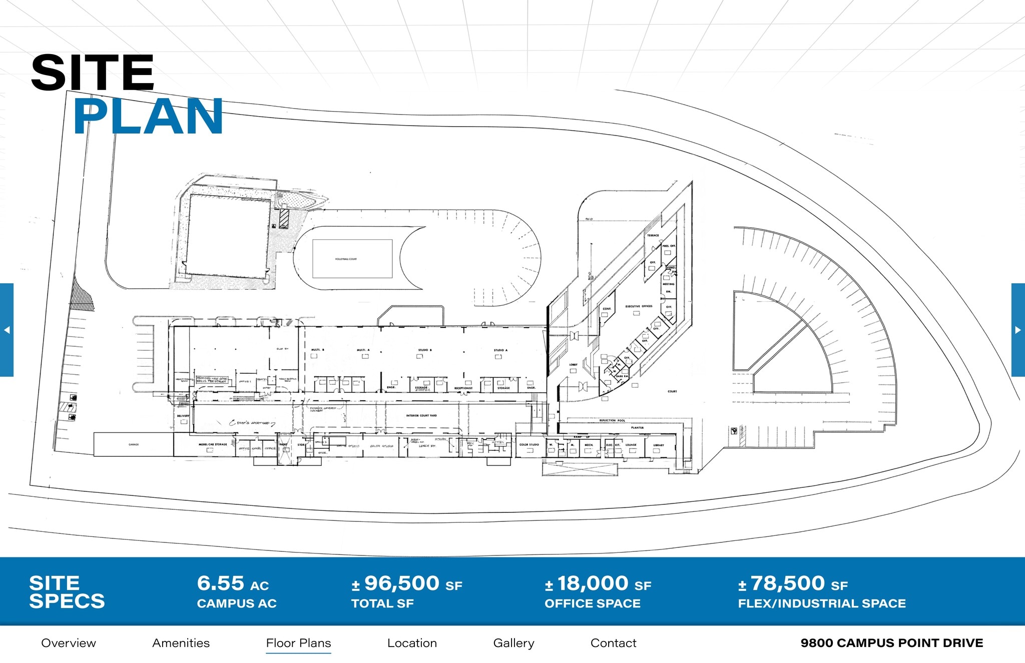 9800 Campus Point Dr, San Diego, CA à louer Plan de site- Image 1 de 17