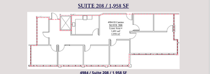 4984 El Camino Real, Los Altos, CA à louer Plan d’étage- Image 1 de 1