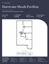 1130 Hurricane Shoals Rd, Lawrenceville, GA à louer Plan d’étage- Image 1 de 1