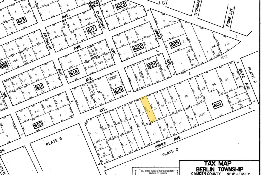 181 Haddon Ave, Berlin Township, NJ for lease - Plat Map - Image 1 of 35