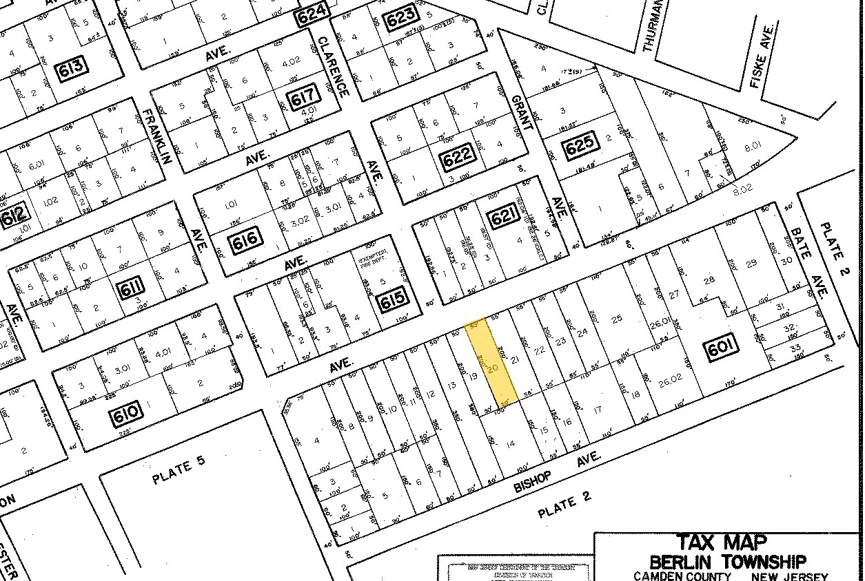 181 Haddon Ave, Berlin Township, NJ à louer Plan cadastral- Image 1 de 36