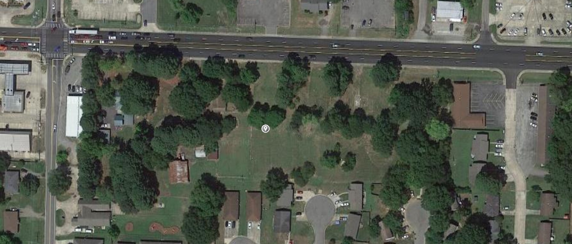 E Oak St, Conway, AR for sale Aerial- Image 1 of 1