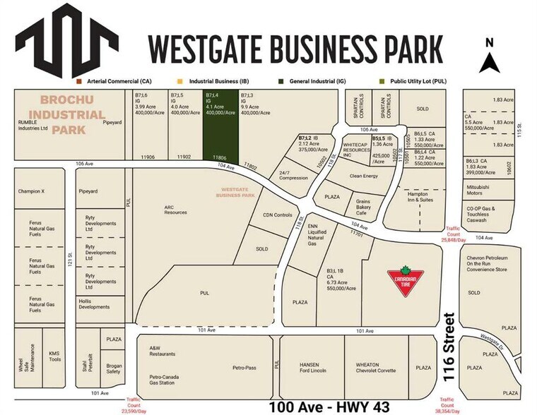 11806 104 Av, Grande Prairie, AB à vendre - Photo du bâtiment - Image 1 de 2