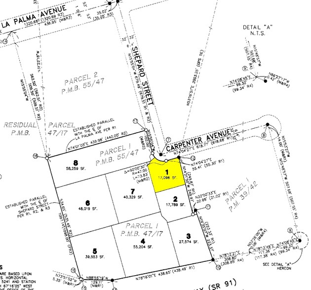 325 N Shepard St, Anaheim, CA à vendre - Plan cadastral - Image 2 de 3