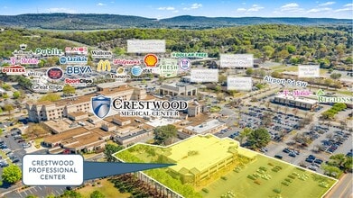 250 Chateau Dr, Huntsville, AL - AÉRIEN Vue de la carte - Image1