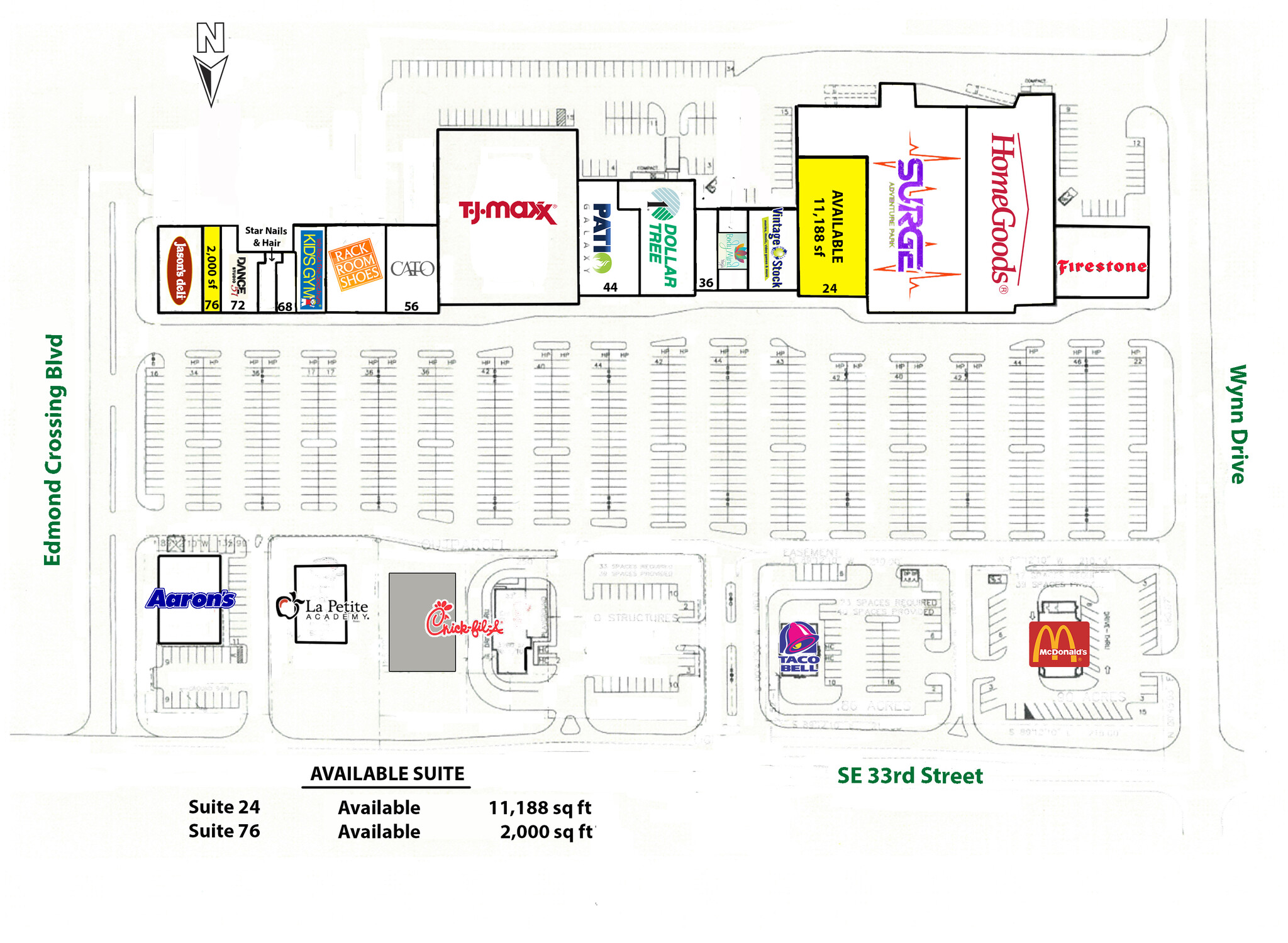 18-24 E 33rd St, Edmond, OK for lease Building Photo- Image 1 of 1