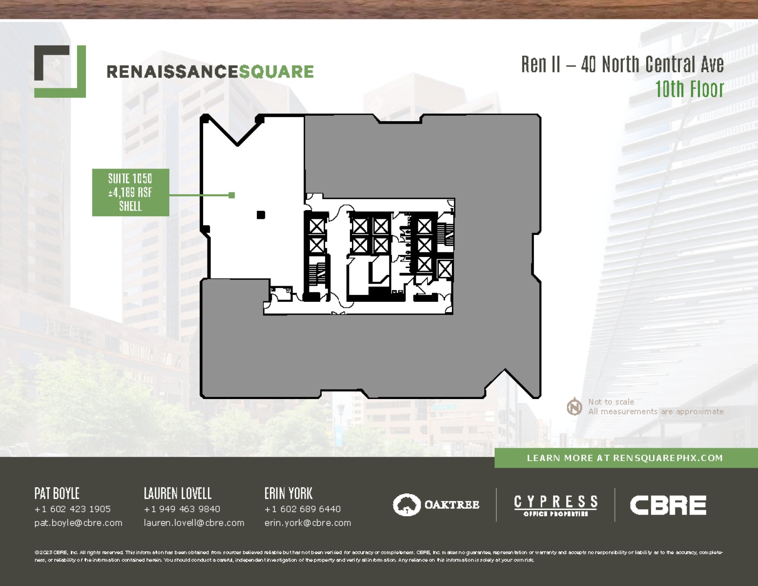 40 N Central Ave, Phoenix, AZ for lease Floor Plan- Image 1 of 1