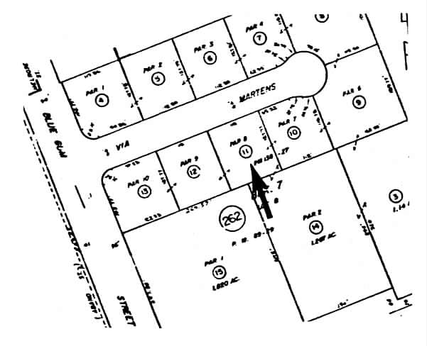 2850 E Via Martens, Anaheim, CA for lease - Plat Map - Image 3 of 5