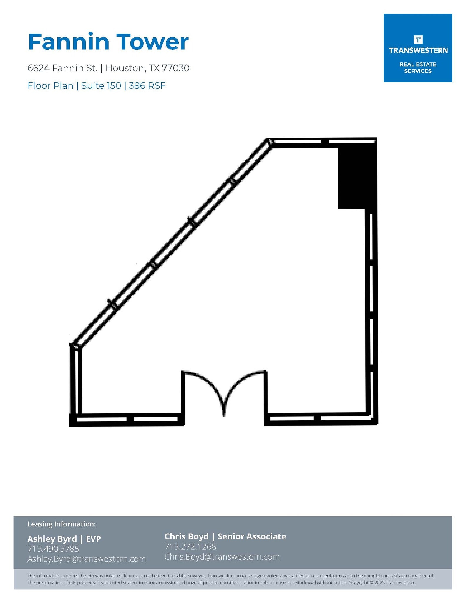 6624 Fannin St, Houston, TX for lease Floor Plan- Image 1 of 1