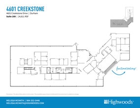 4601 Creekstone Dr, Durham, NC for lease Floor Plan- Image 1 of 2