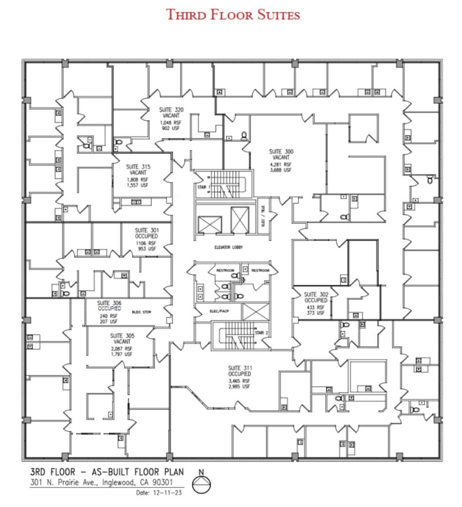 301 N Prairie Ave, Inglewood, CA for sale Floor Plan- Image 1 of 1